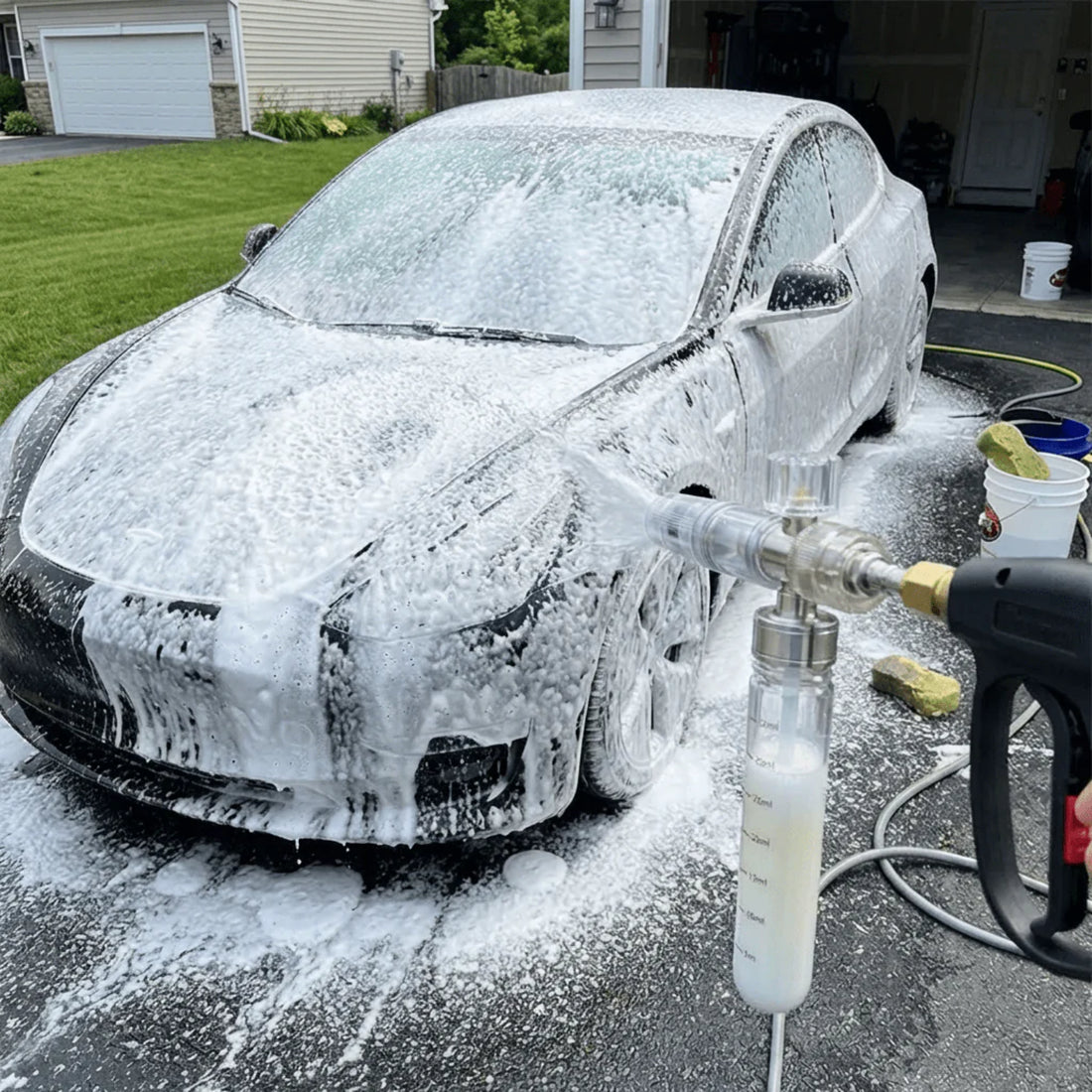 Compact Foam Cannon Sprayer for Pressure Washer Auto Detailing