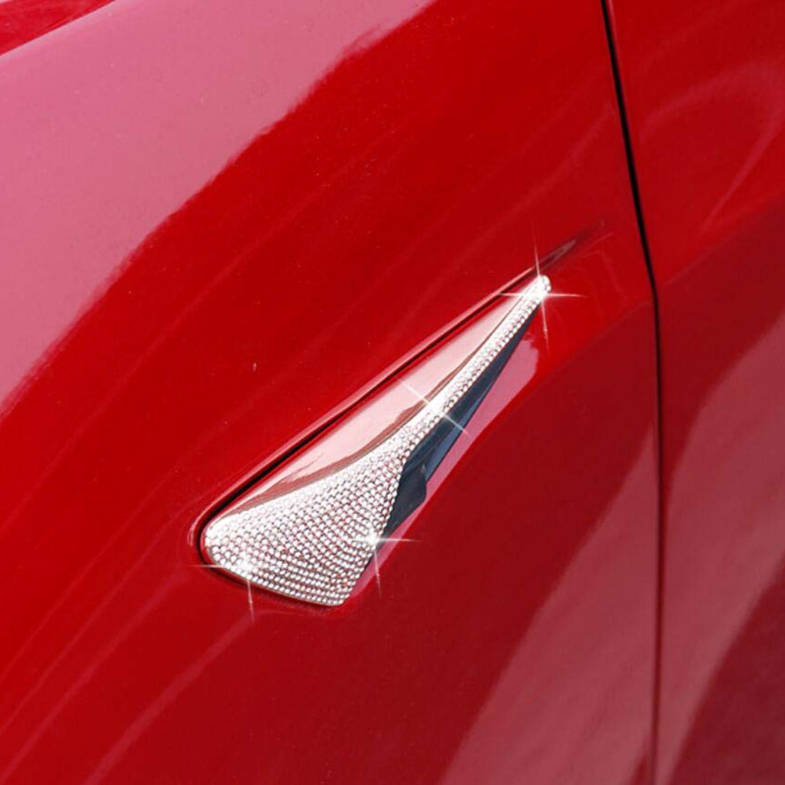 Tespart - Crystal side label decoration for Tesla Model 3/Y (2017-2023)