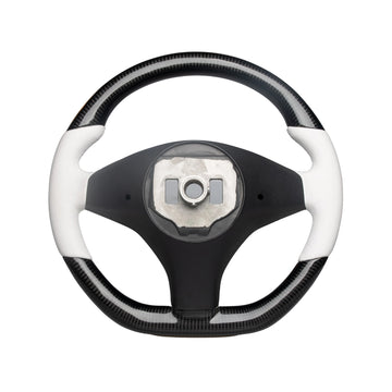 Tespart - Custom Round Carbon Fiber Steering wheel for Tesla Model 3 / Y【Style 11】