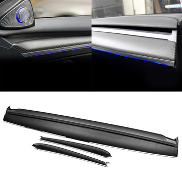 Tespart - Dashboard & Door Panel Replacement Kit for Tesla Model 3 / Y (3 Pieces) 2021-2023