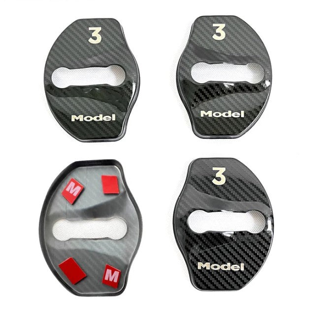 Door Lock Buckle Cover [4 pcs] for Tesla Model 3 2017-2023.10