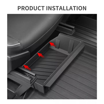 Tespart - Drawer-Type TPE Under-Seat Storage Box for Cybertruck