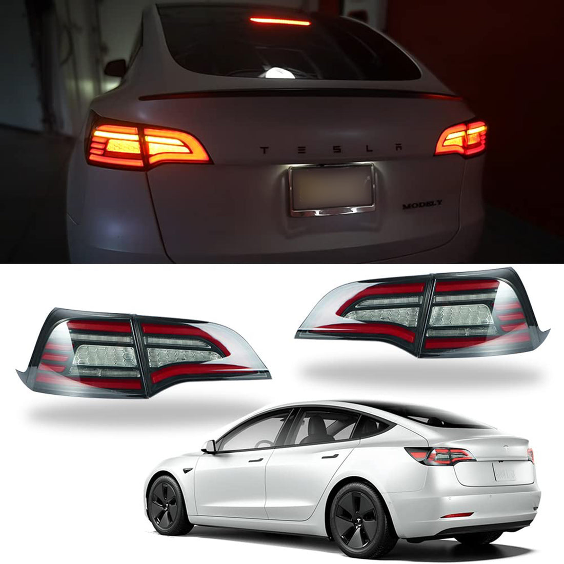 Tespart - Eagle Eye Taillight Upgrade for Model 3/Y
