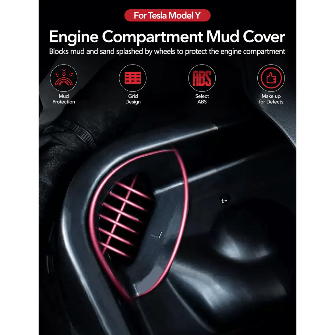Tespart - Engine Compartment Mud Cover for Tesla Model Y
