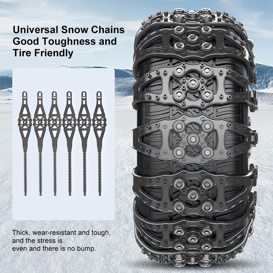 Tespart - Fishbone Style Anti Slip Chains For Tesla Model 3 2017-2024