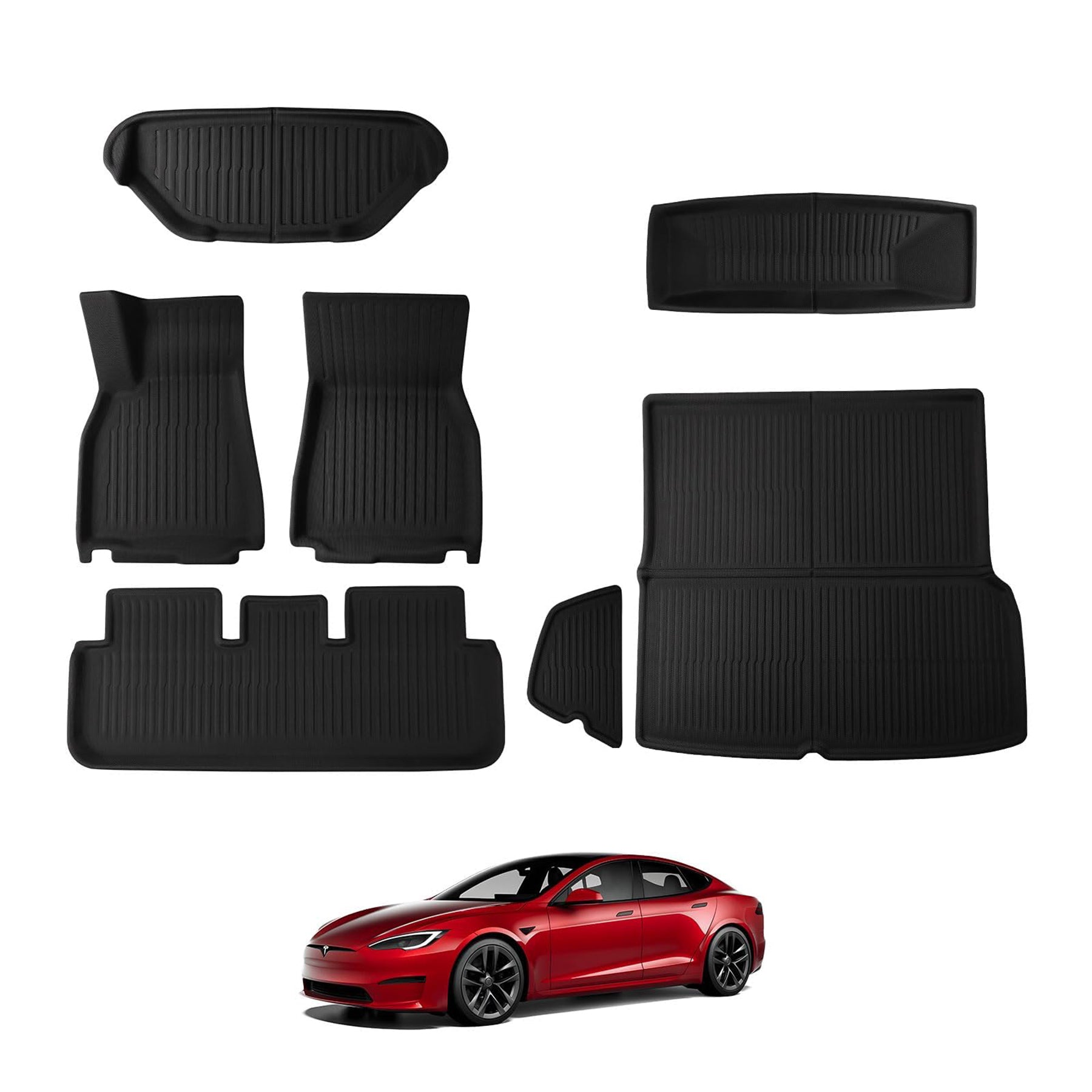 Tespart - Floor Mat for Five Seater Tesla Model S