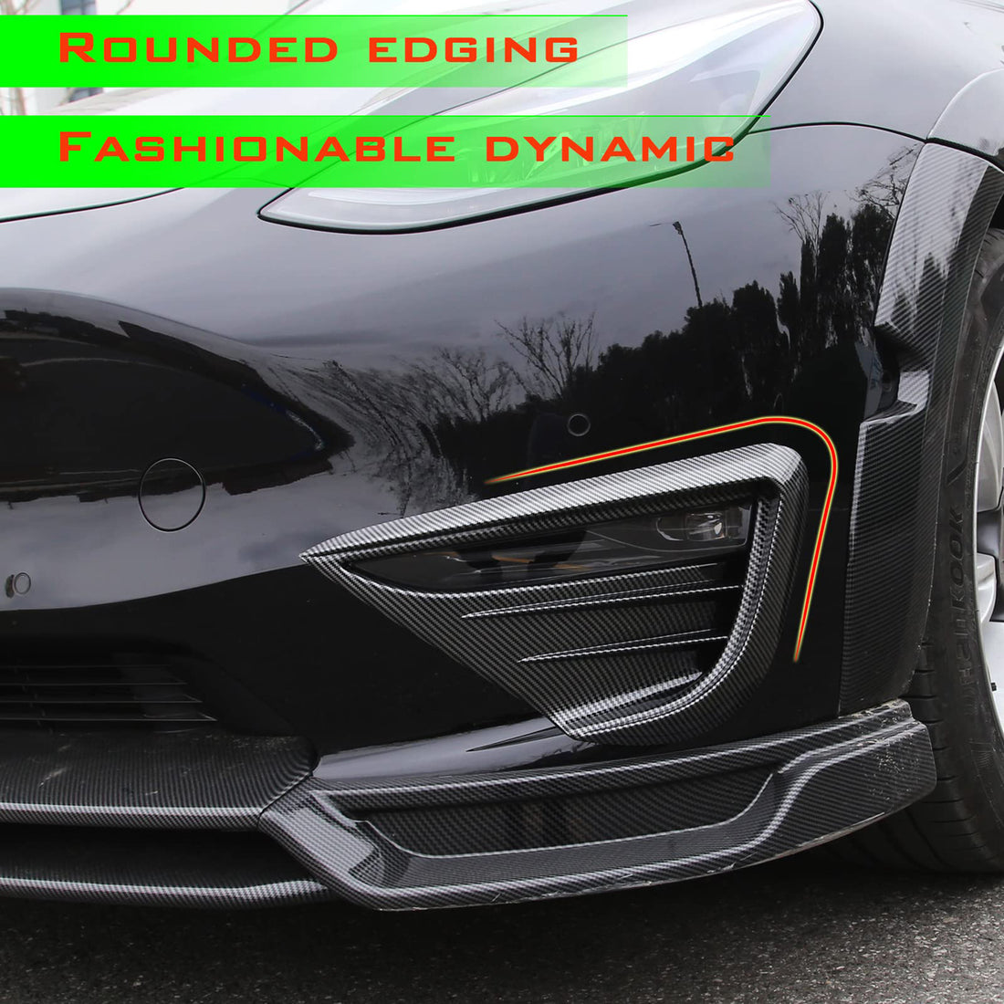 Tespart - Fog Light Spoiler cover for Tesla Model Y