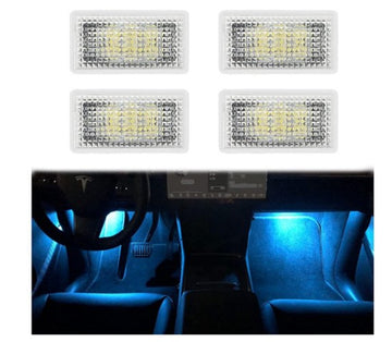 Footwell LED Lights for Tesla Model 3YSX（4PCS）