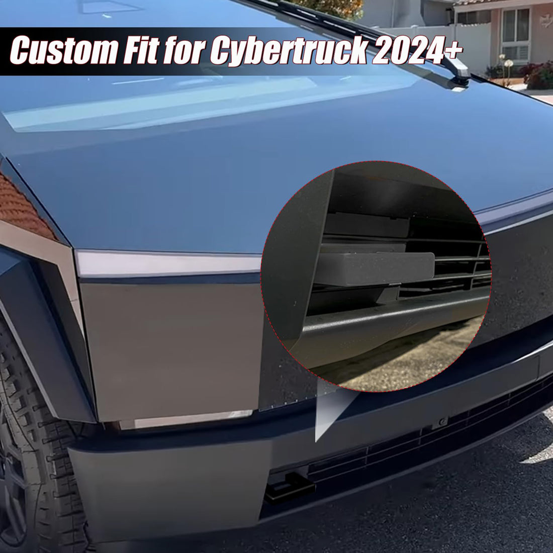 Tespart - Front Tow Hook Covers for Cybertruck (2 PCS)