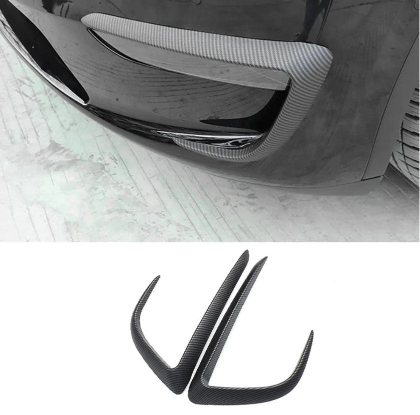Front Fog Light Cover Eyebrow Spoiler for Tesla Model Y