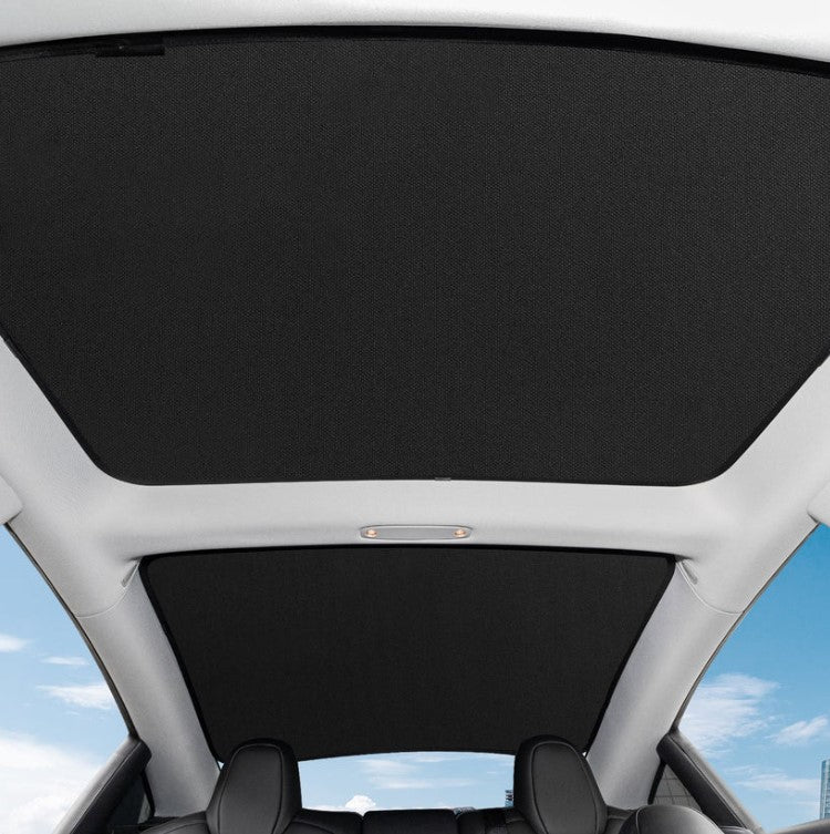 Front Rear Glass Roof Sunshade for Tesla Model 3