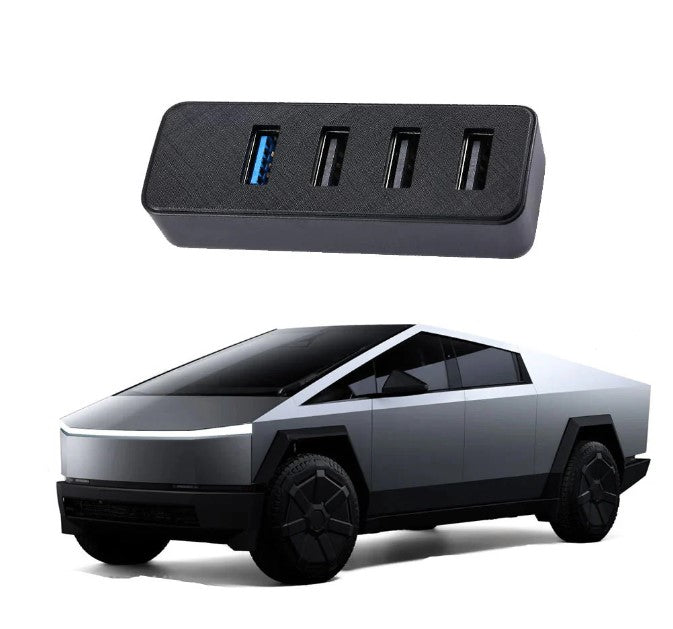 Glove Box USB Hub 4-in-1 Docking Station for Cybertruck