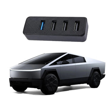 Glove Box USB Hub 4-in-1 Docking Station for Cybertruck