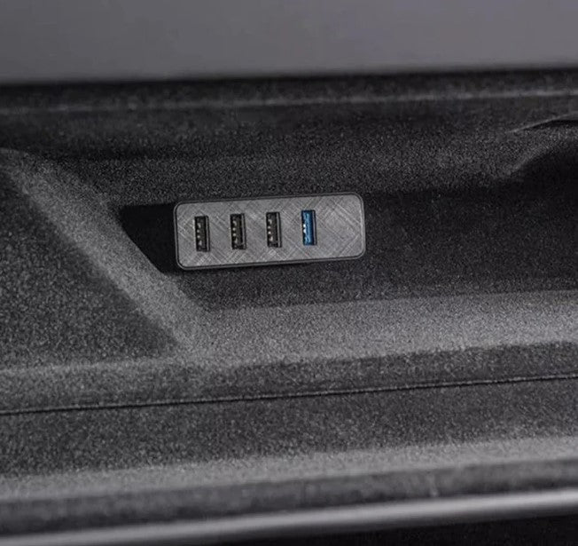 Glove Box USB Hub 4-in-1 Docking Station for Cybertruck