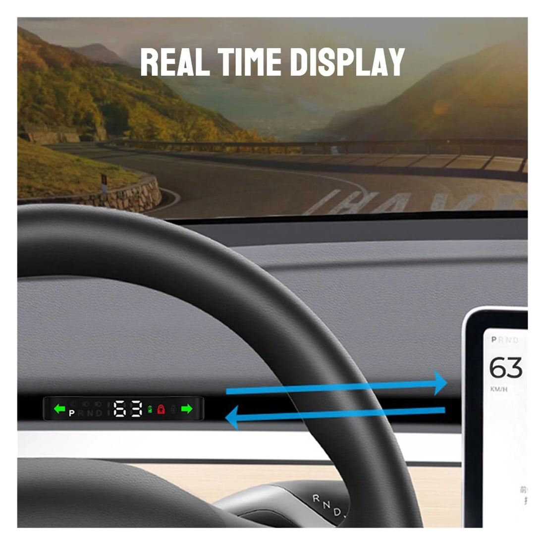 Tespart - HUD Head up Display for Tesla Model 3 /Y