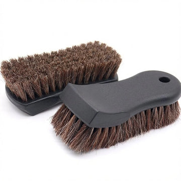 Horse Hair Leather Brush for Tesla Interior Deep Cleaning