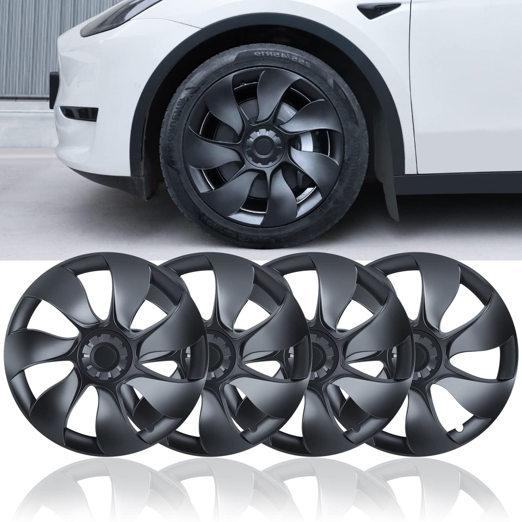 Tespart- 18' 19' Hubcaps for Tesla Model 3/Y【4PCS】