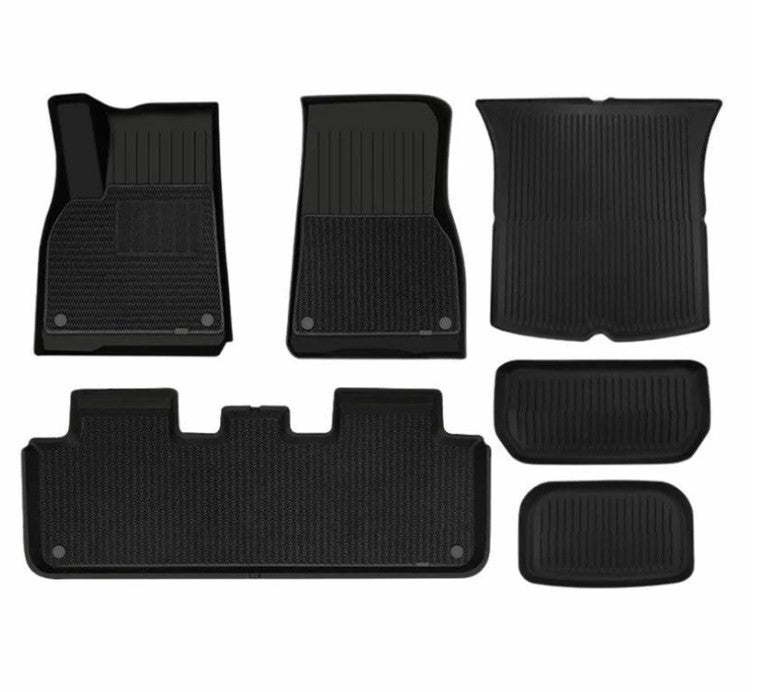 Tespart TPE+Menes Double Layer Floor Mats for Tesla Model 3 & Model Y