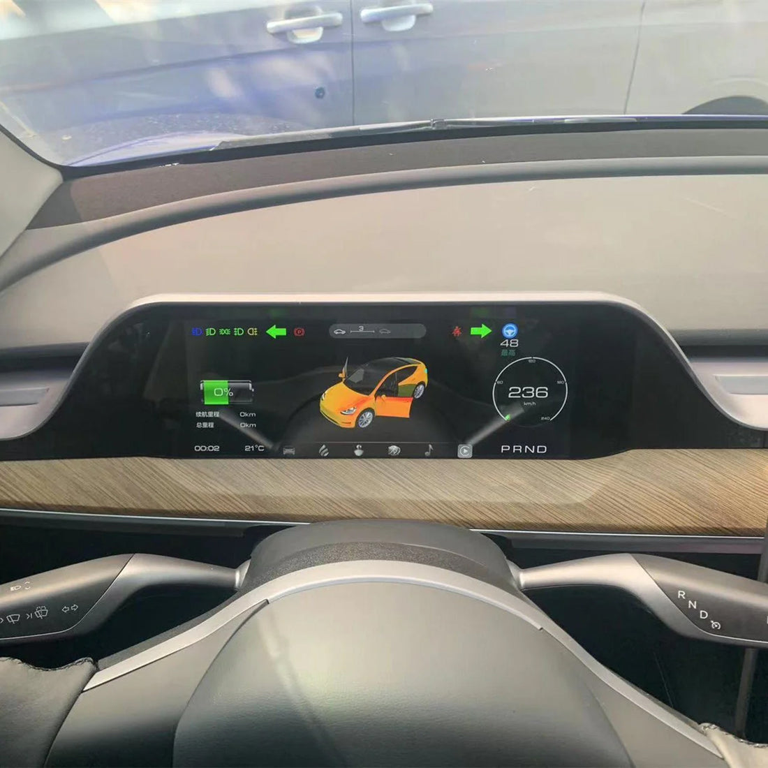 Tespart - Integrated Dashboard Display for Tesla Model 3/Y 2021-2022 (Only For Left-hand drive)