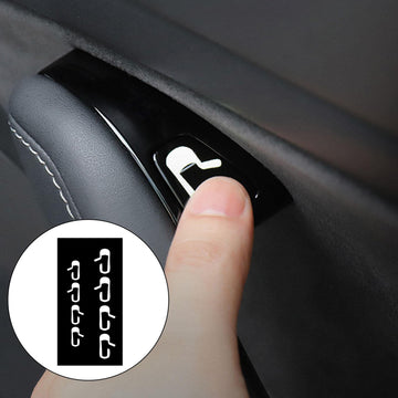 Tespart - Interior Door Opening Reminder Glow-in-the-Dark Sticker for Tesla Model 3/Y 2017-2024