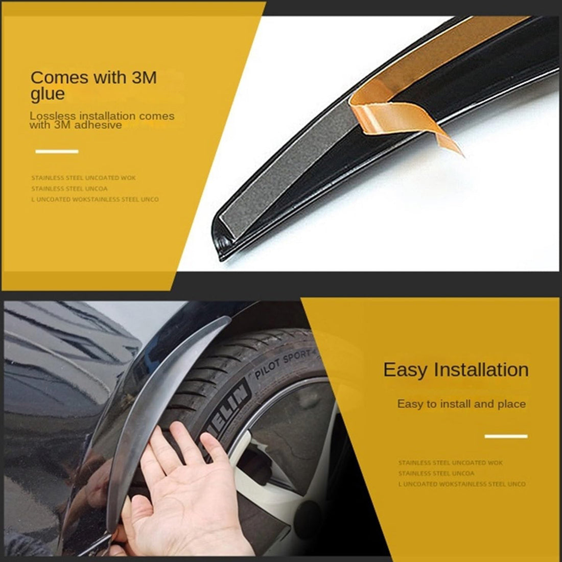 Tespart - Invisible Mud Flaps Mud Guard for Tesla Model 3 2017-2023