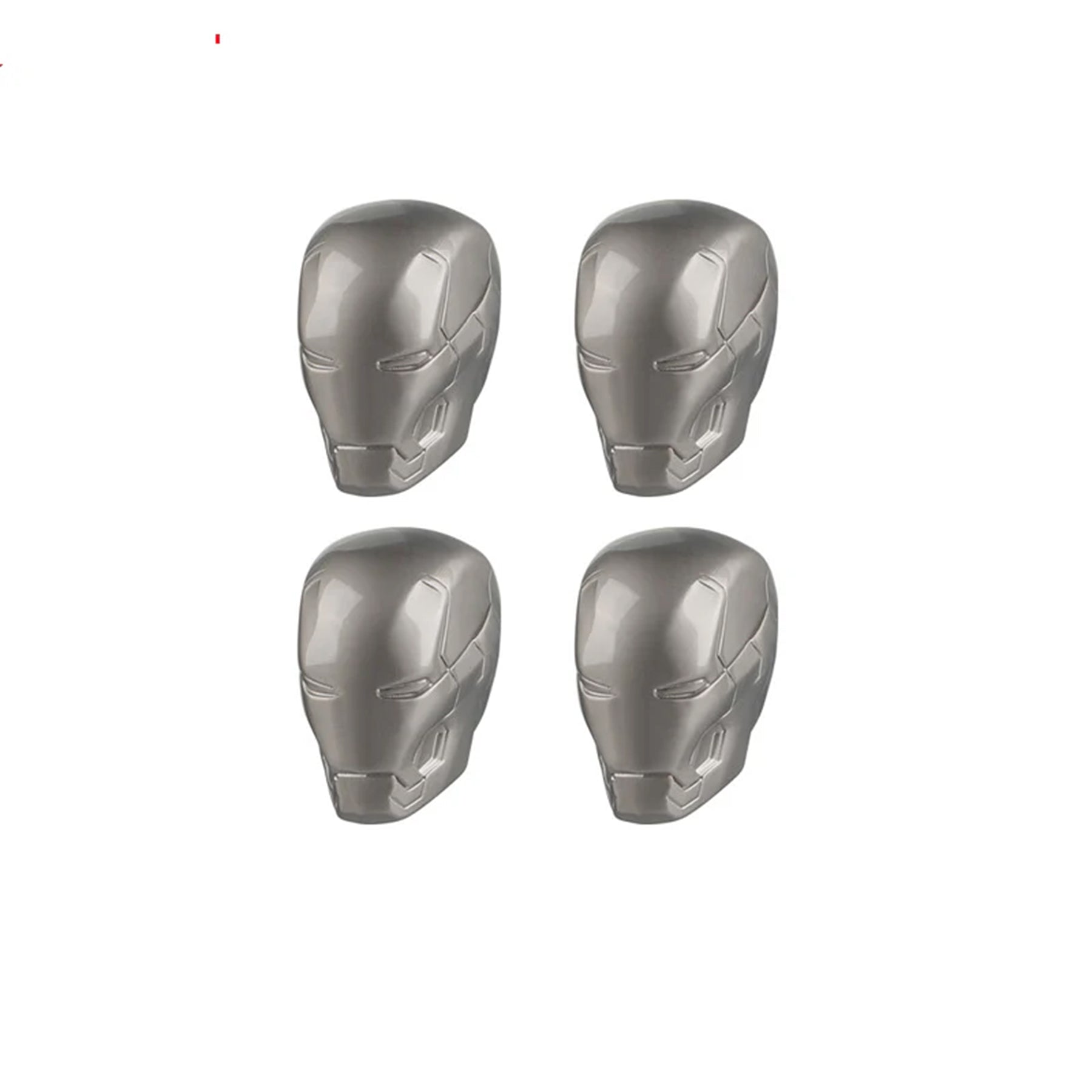 Tespart - Iron Man Valve Stem Caps For Tesla Model 3/Y/X/S 2017-2023（4pcs）