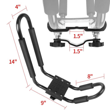 Tespart - Kayak Roof Rack Crossbar for Tesla Model 3/Y/S/X
