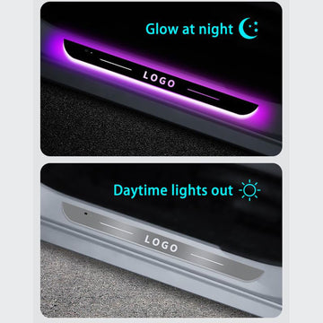 Tespart - LED Illuminated Door Sill Protector for Cybertruck