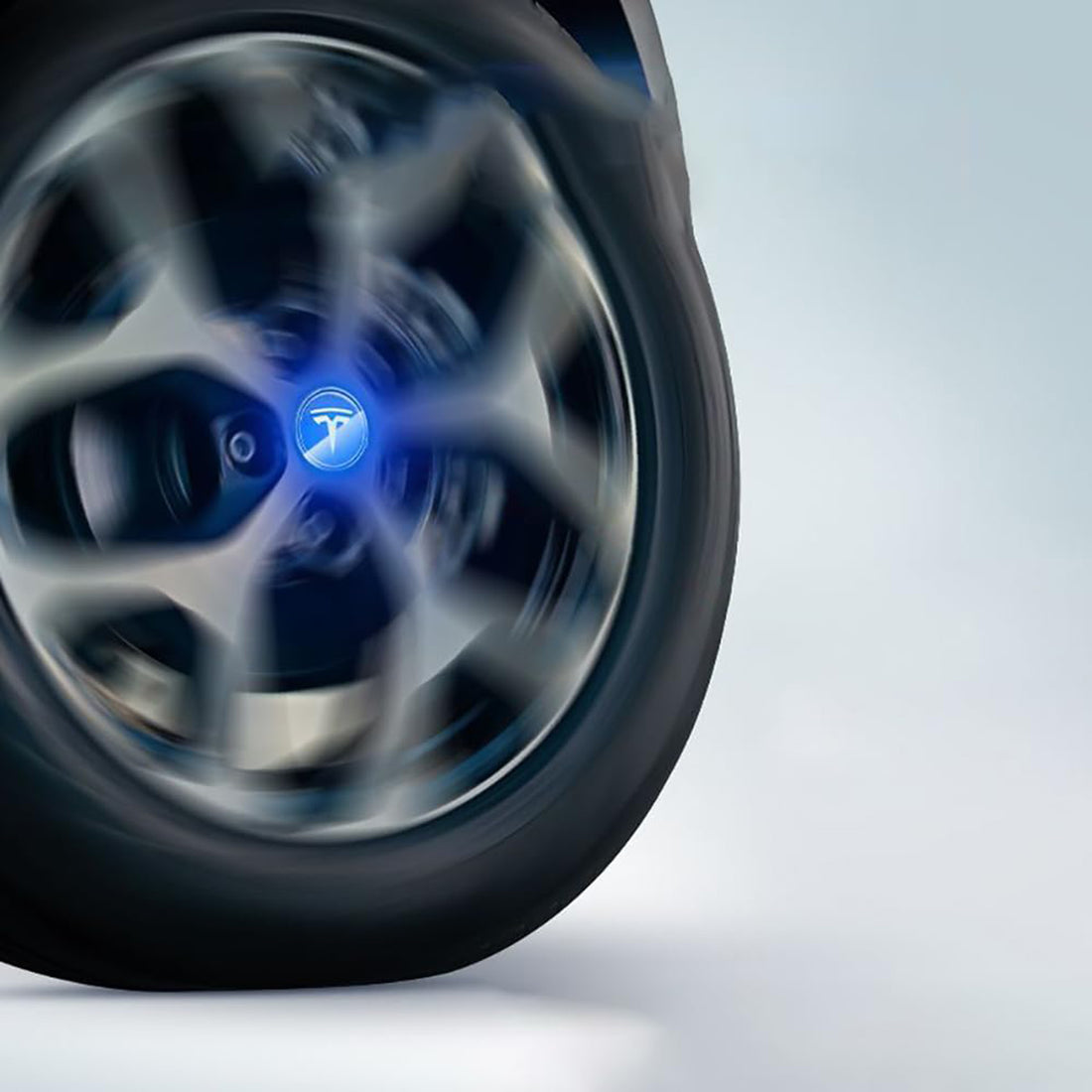 Tespart - LED Wheel Hub Light Caps For Tesla Model 3/Y/X/S（4ps）