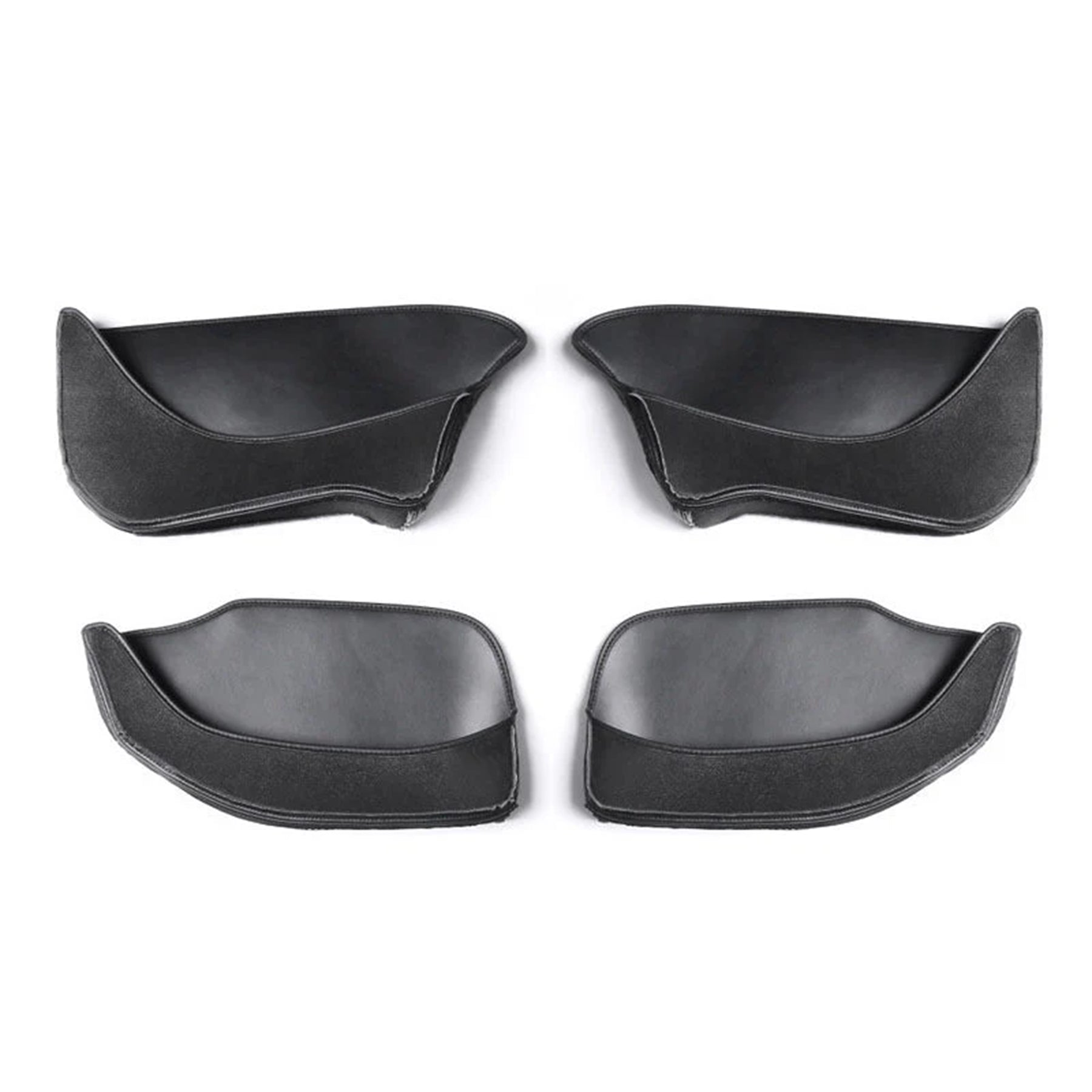 Tespart - Leather Door Slot Storage Protective Pad for Tesla Model Y