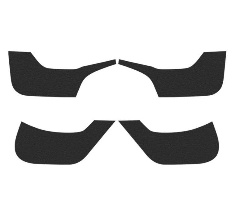Leather Anti-kick Mat Sticker Interior Anti-Dirt Protector for Tesla Model 3 (4PCS)