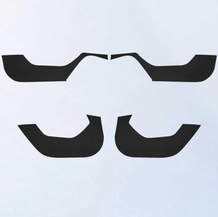 Leather Anti-kick Mat Sticker Interior Anti-Dirt Protector for Tesla Model 3 (4PCS)