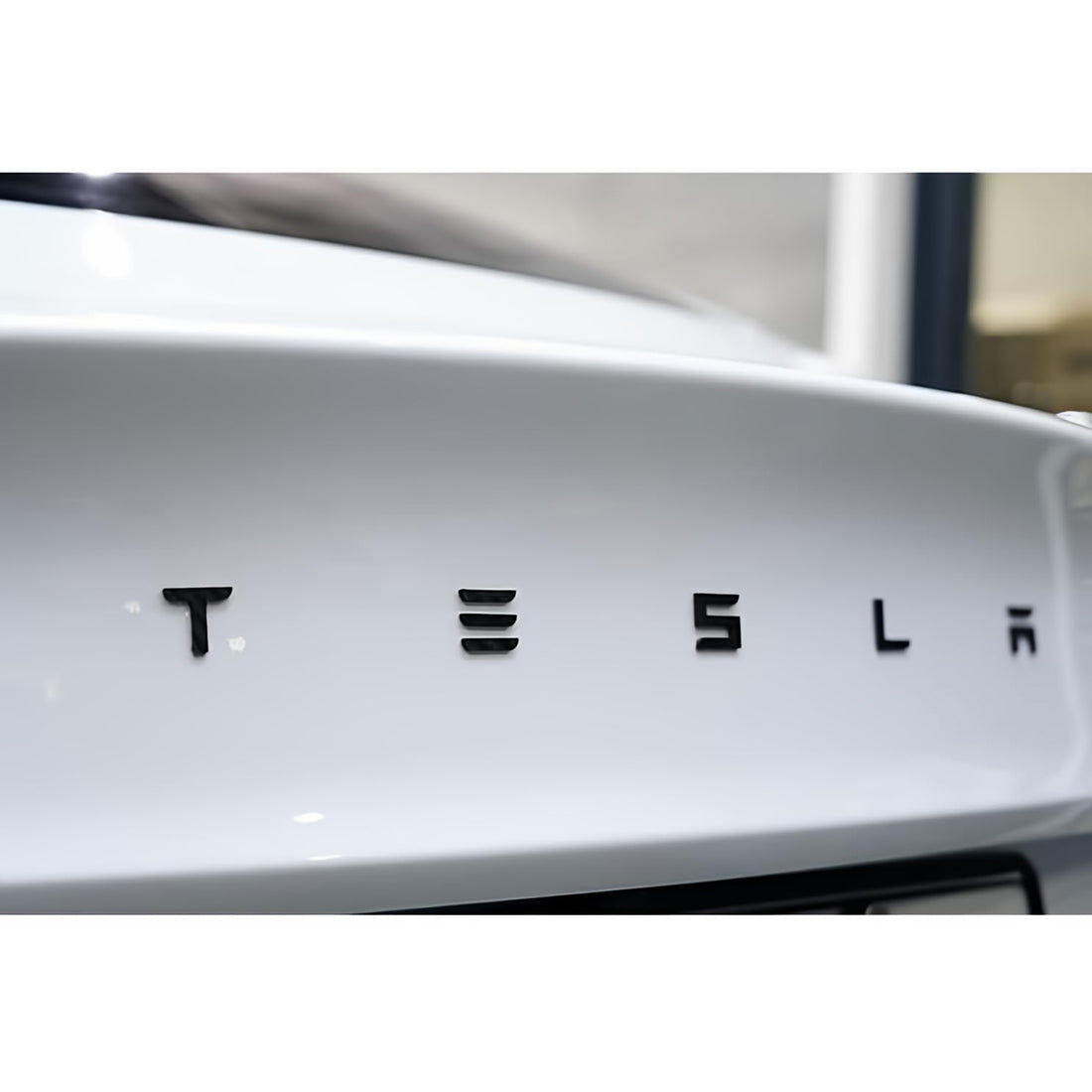 Logo Cover Front Badge Rear Letters Emblem for Tesla Model 3 highland / Y - Real Carbon Fiber Exterior