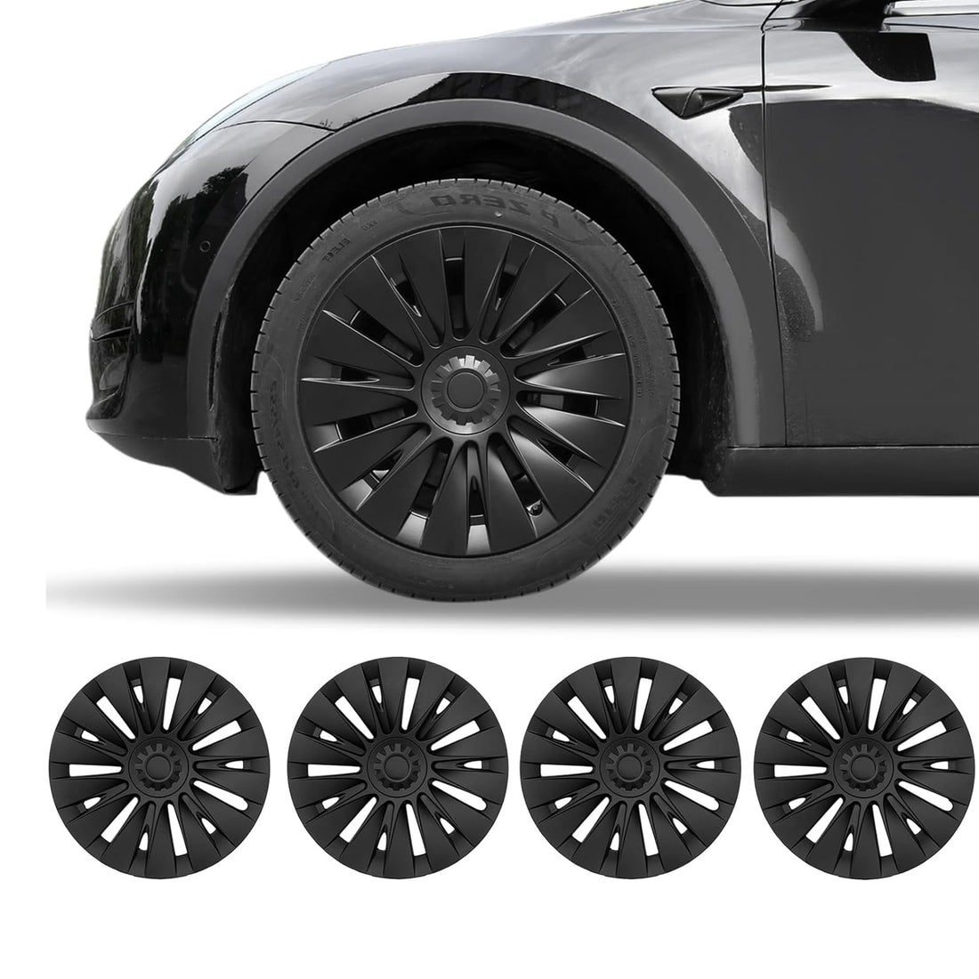 Tespart- 19‘’ Performance Hub Caps For Tesla Model Y（4PCS）
