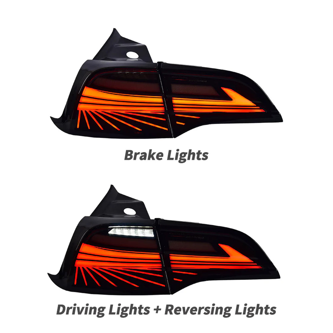 Tespart - Phantom Tail Lights For Tesla Model Y / Model 3（2PCS)