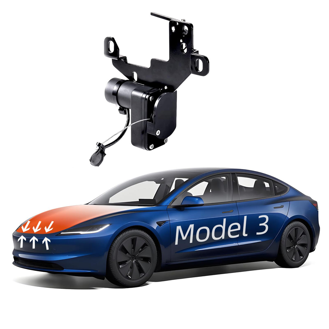 Tespart - Power Frunk Soft Close Lock for Tesla Model Y & Model 3 Highland