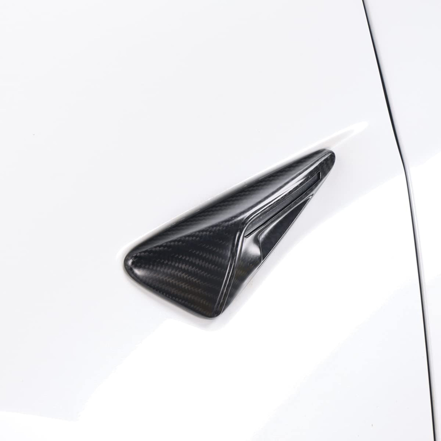 Tespart - Real Carbon Fiber Full Side Camera Covers for Model 3/Y (2 Pcs)