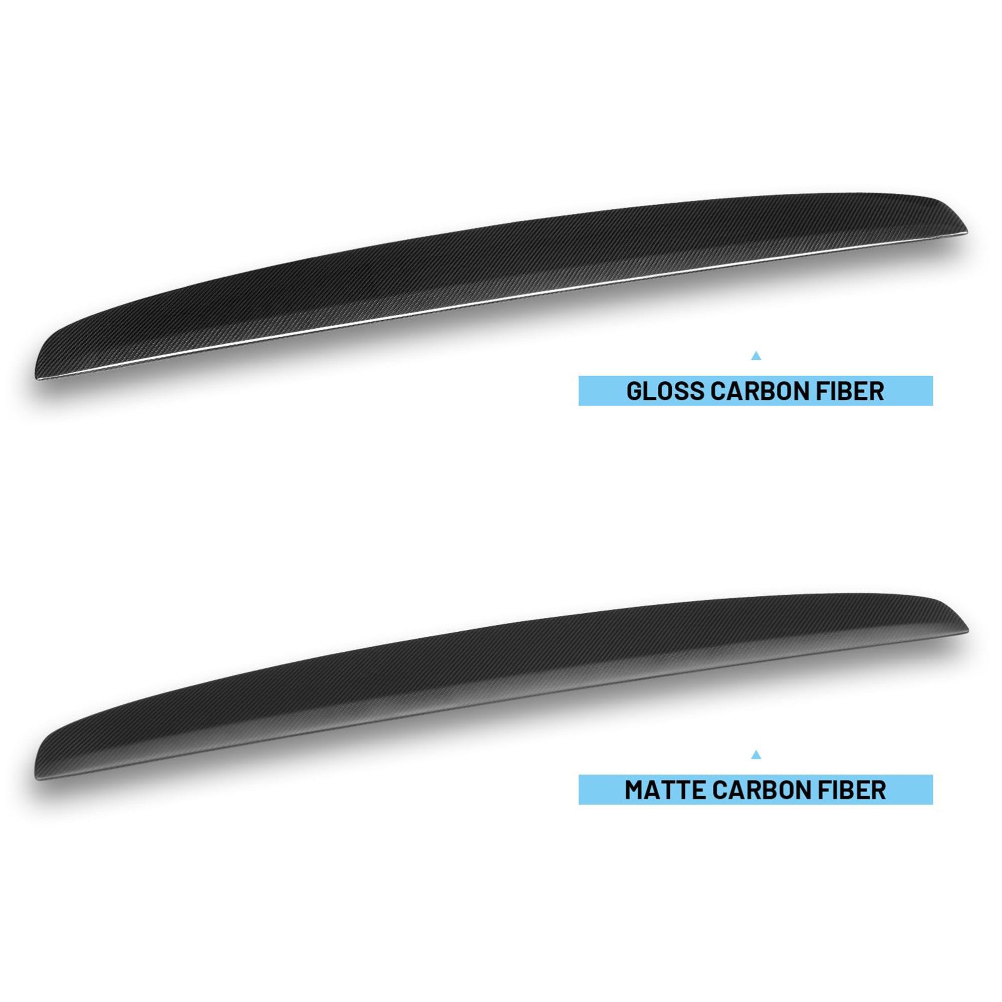 Tespart - Real Carbon Fiber Replacement Dashboard Cover for Model 3 Highland