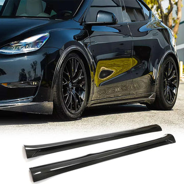 Tespart - Real Carbon Fiber Side Skirt for Tesla Model Y 2020-2024 [JC Style]