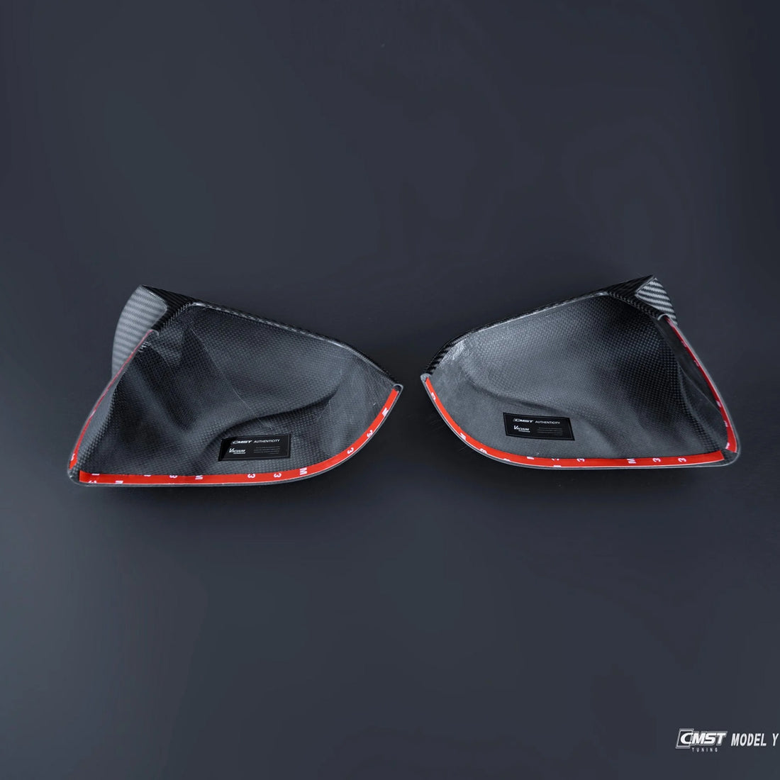Tespart - Real Carbon Fibre Mirror Covers CMST Style for Tesla Model Y 2020-2024