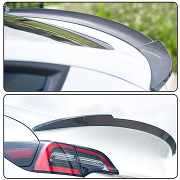 Tespart - Model Y Spoiler 3D-Style - Real Molded Carbon Fiber
