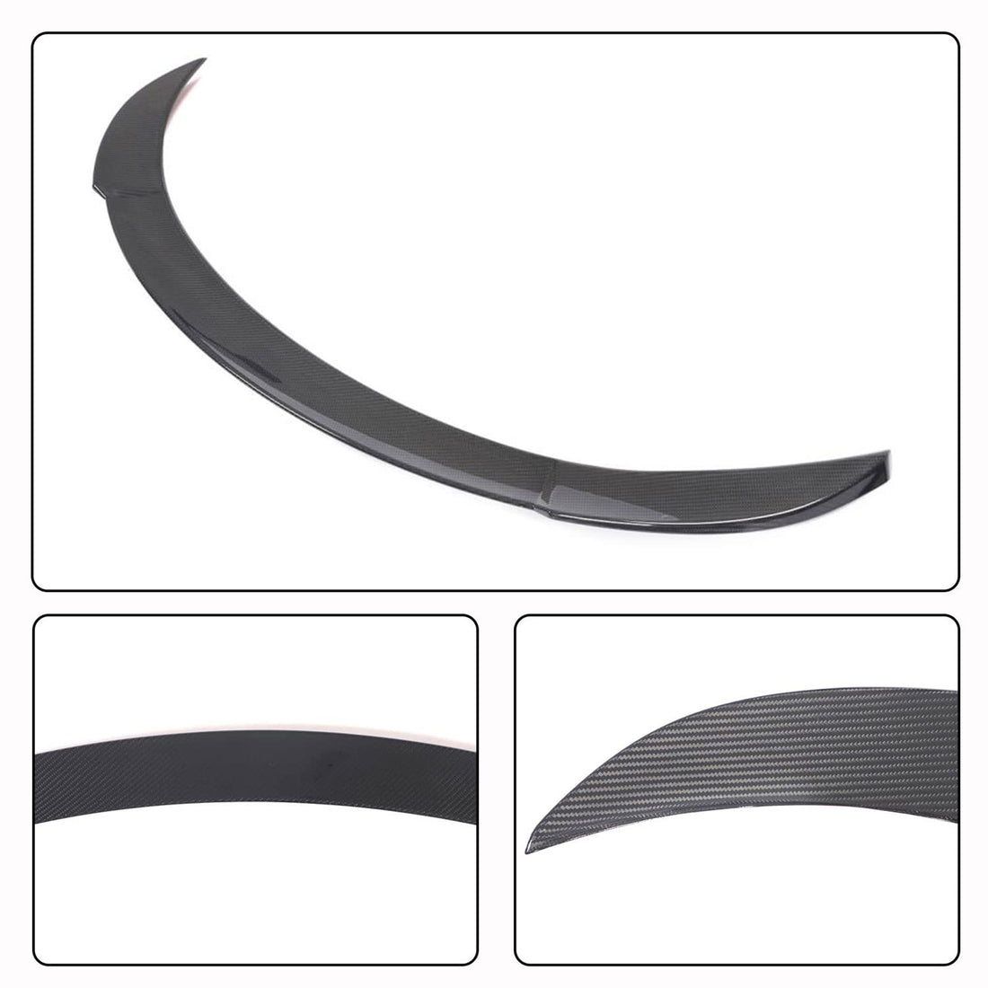 Tespart - Model Y Spoiler 3D-Style - Real Molded Carbon Fiber