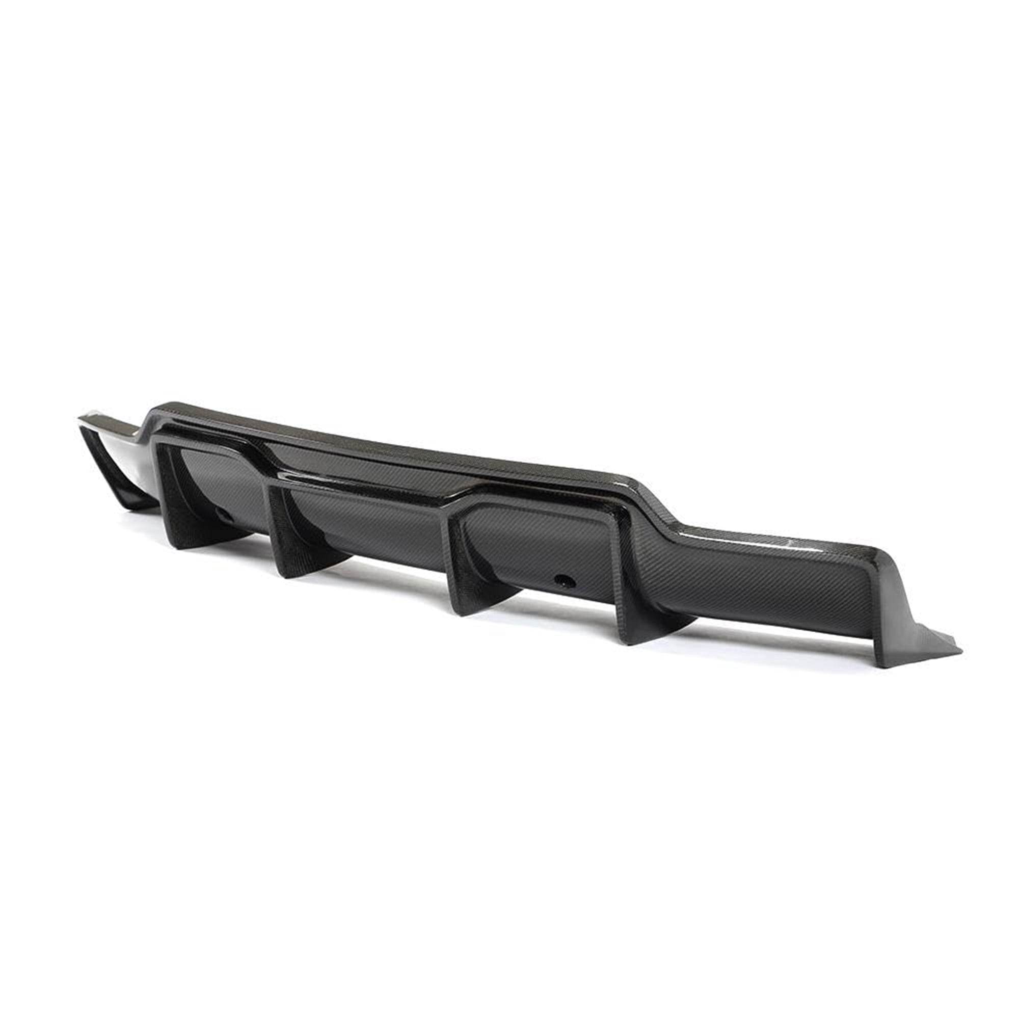 Tespart - Model 3 Rear Diffuser Trunk Lip - Real Molded Carbon Fiber