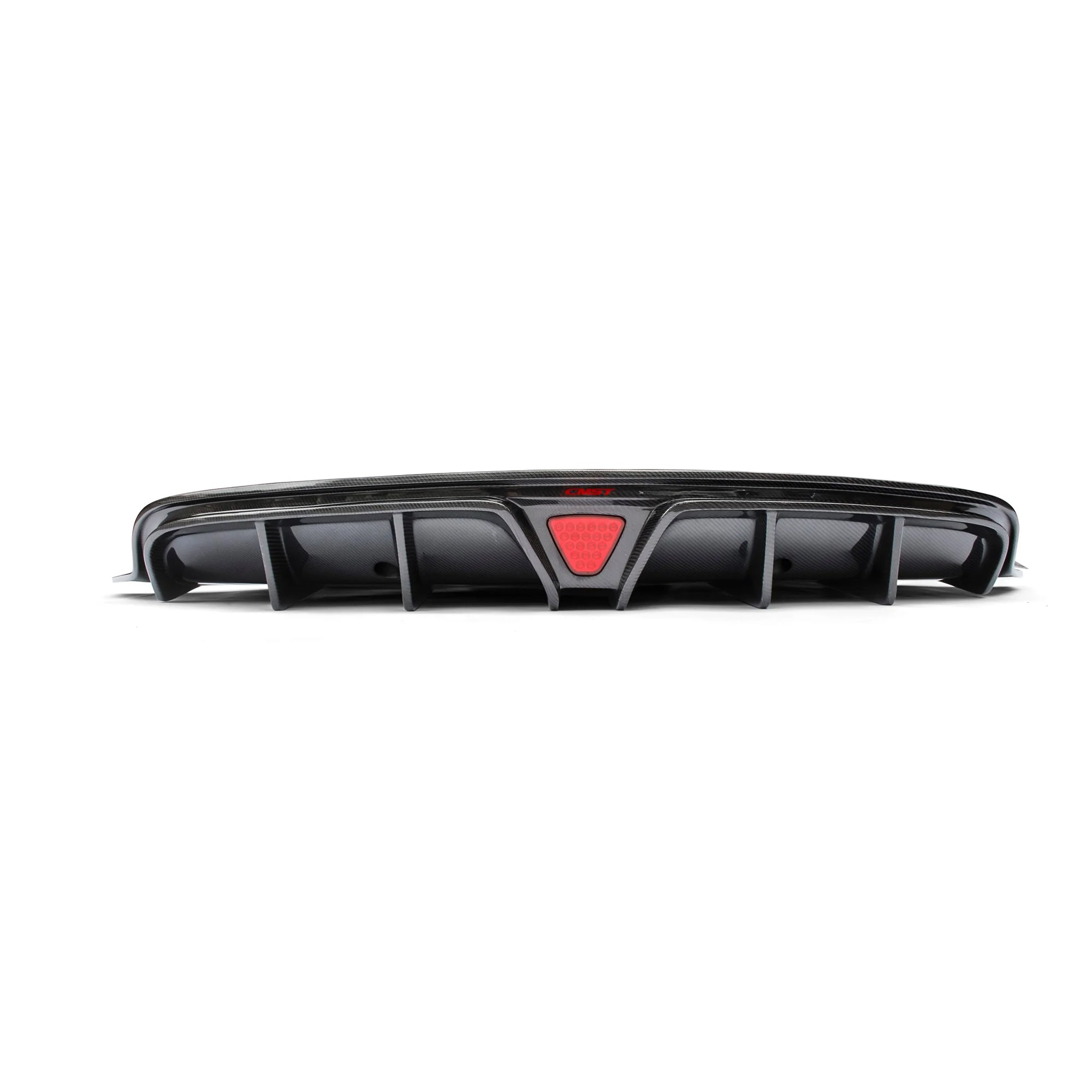 Tespart - Model 3 Rear Diffuser With Lights - Real Molded Carbon Fiber