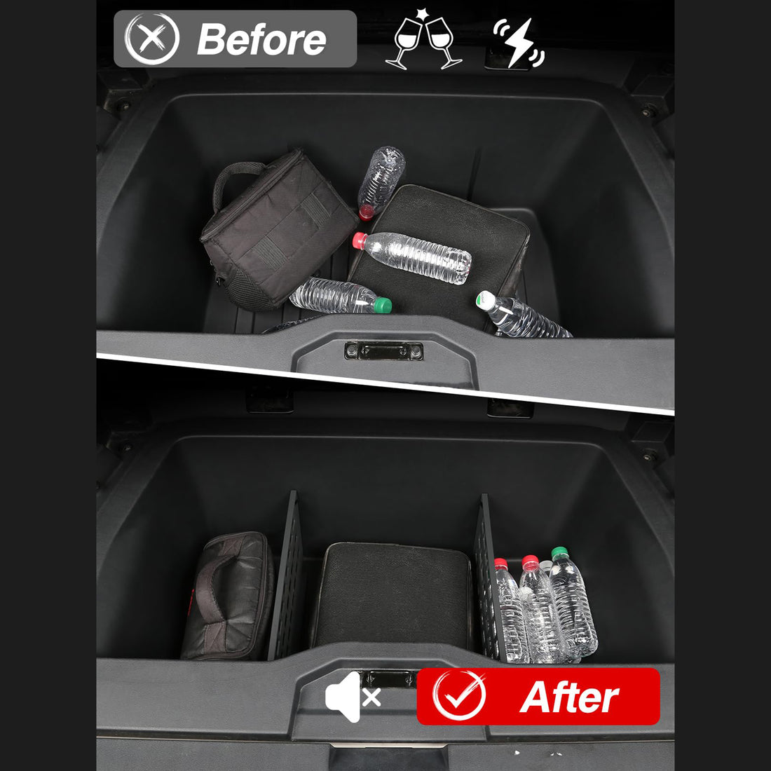 Tespart - Trunk Cargo Divider Panels for Cybertruck