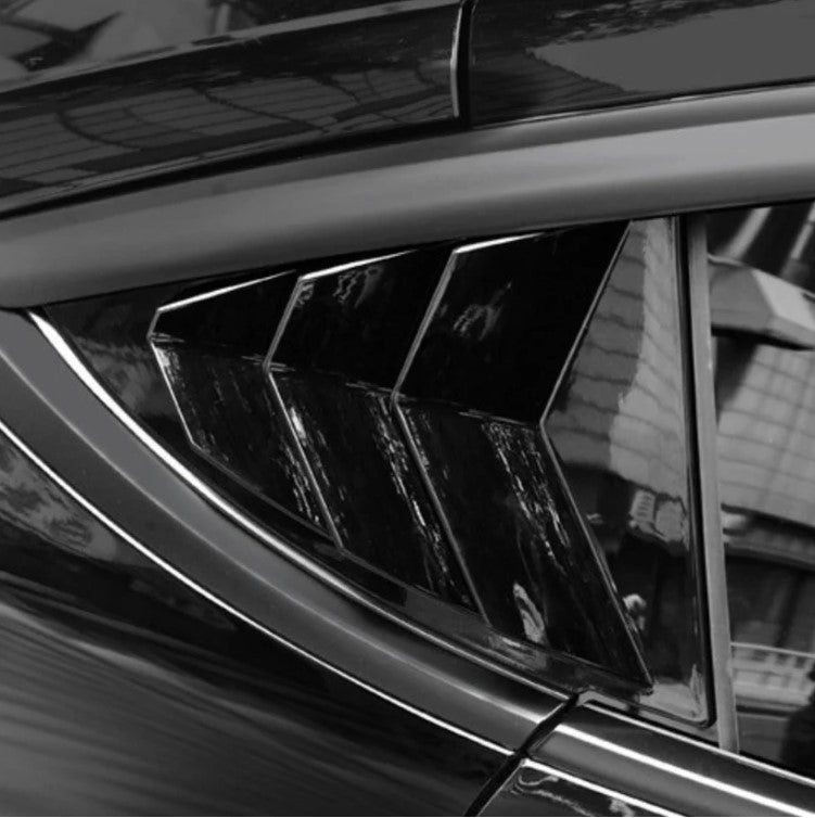 Rear Side Window Louvers Cover for Tesla Model Y