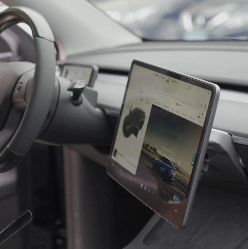 Tespart - Tesla Model 3 / Y Screen Rotating Mounting Kit - Upgrade Version (Fits RHD & LHD)