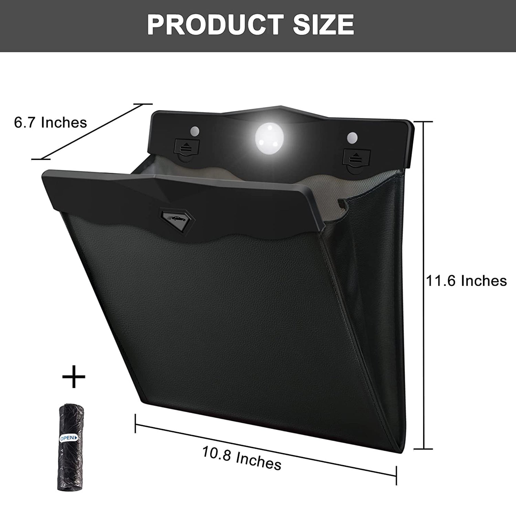 Tespart - Seat Back Row Trash Bag for Tesla Model 3/Y/X