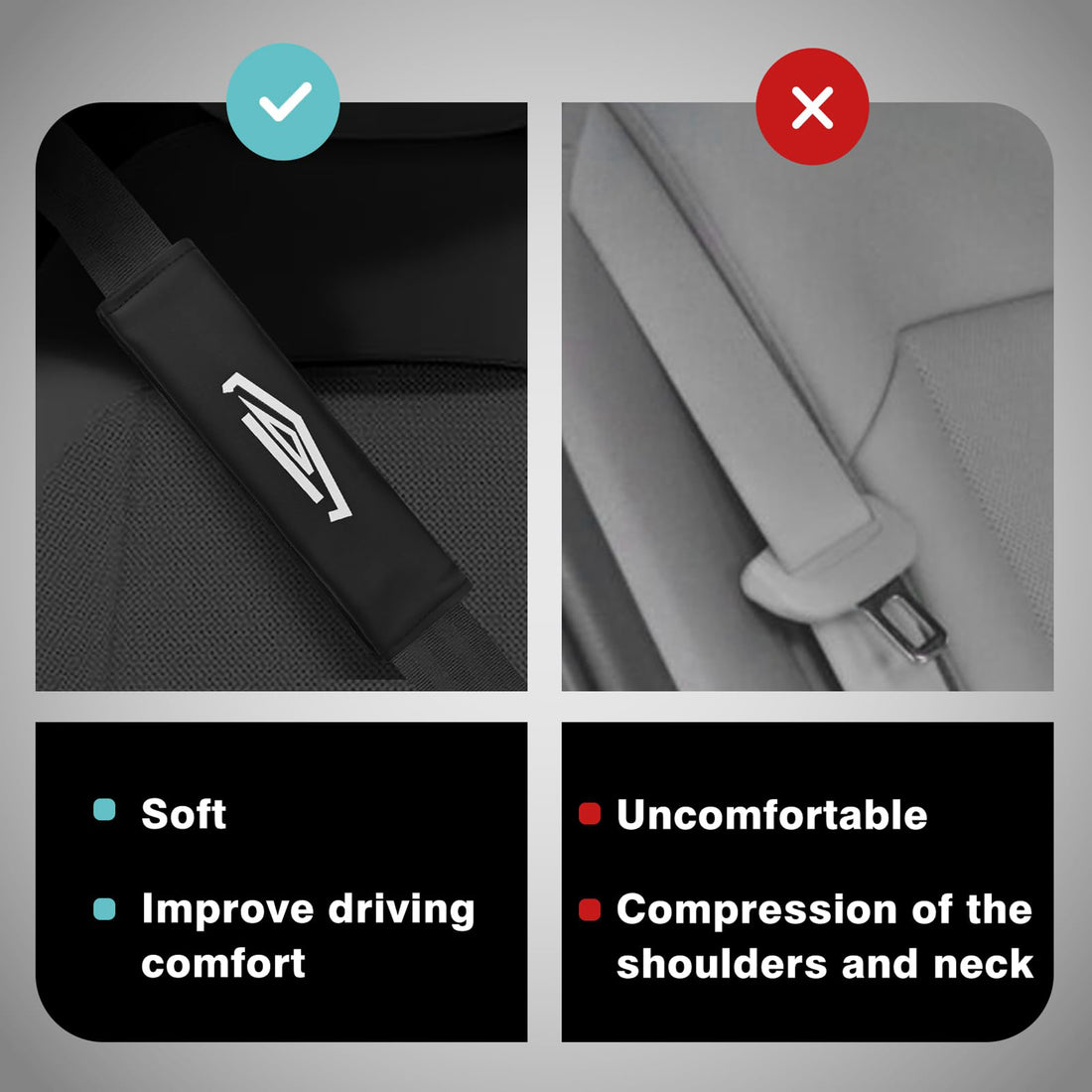 Tespart - Seat Belt Pads for Cybertruck (2 PCS)