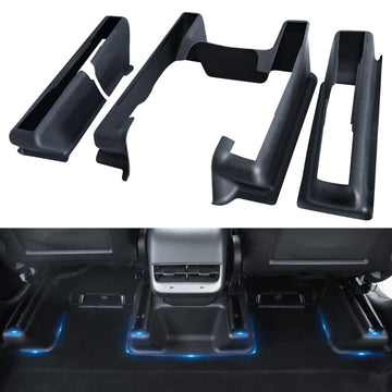 Tespart - Seat Rail Anti-Kick Corner Guard For Tesla Model 3/Y（all-in-one）